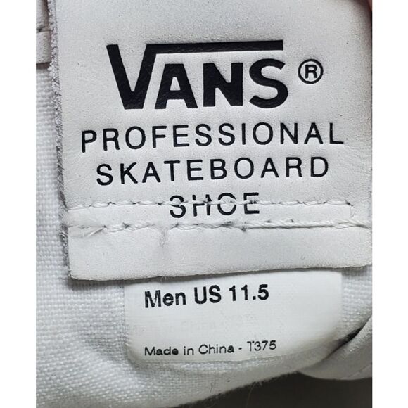 Vans Half Cab Shoes Men 11.5 White Croc Print Retro Classic Mid Skate Sneaker - Picture 12 of 13